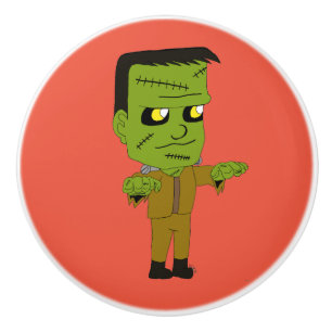 Pomo De Cerámica monstruo chibi