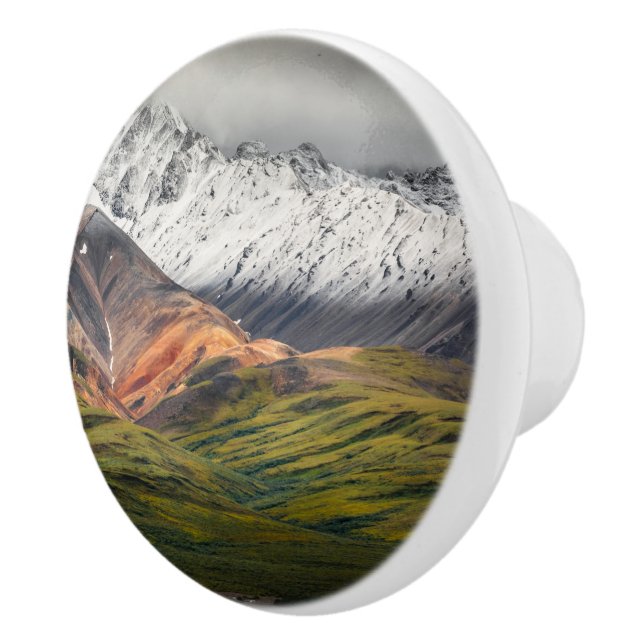 Pomo De Cerámica Montaña policromada, Denali NP, Alaska (Derecha)