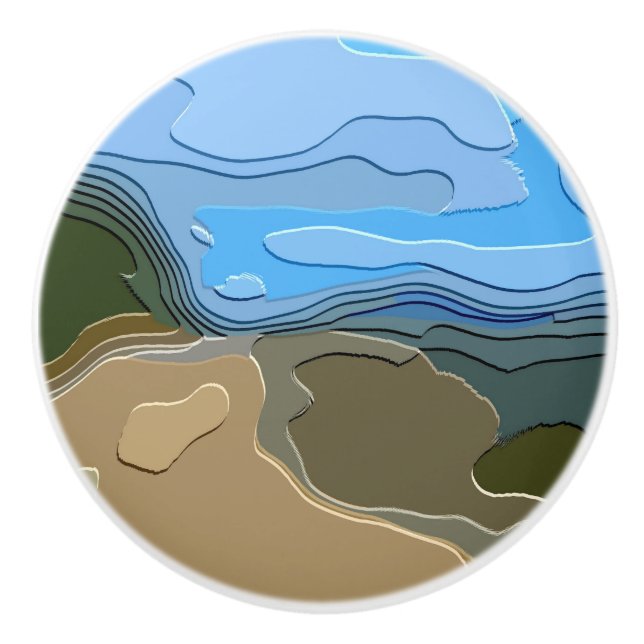 POMO DE CERÁMICA MONTAÑAS (Anverso)