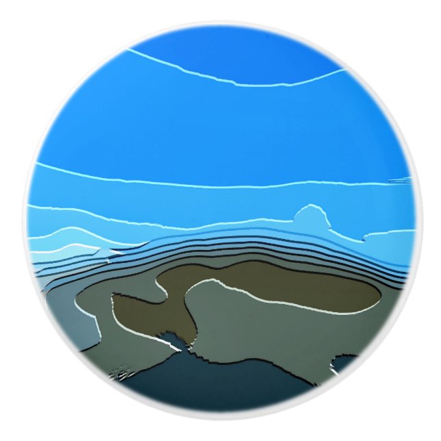 POMO DE CERÁMICA MONTAÑAS (Anverso)