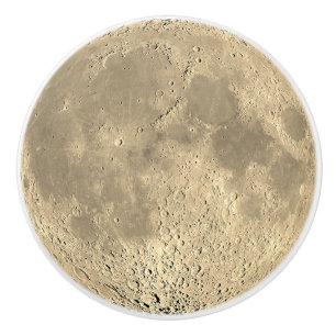 Pomo De Cerámica Moon Drawer Pull Dresser Cubierta del armario