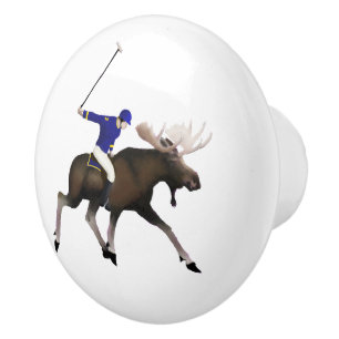 Pomo De Cerámica Moose Polo