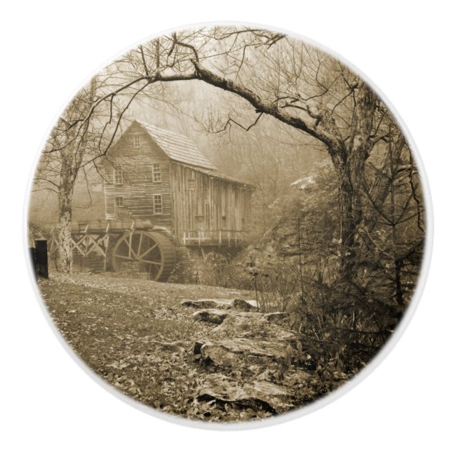 Pomo De Cerámica Morning Mist (Anverso)