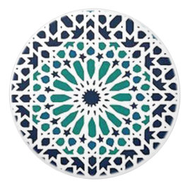Pomo De Cerámica mosaico marroquí