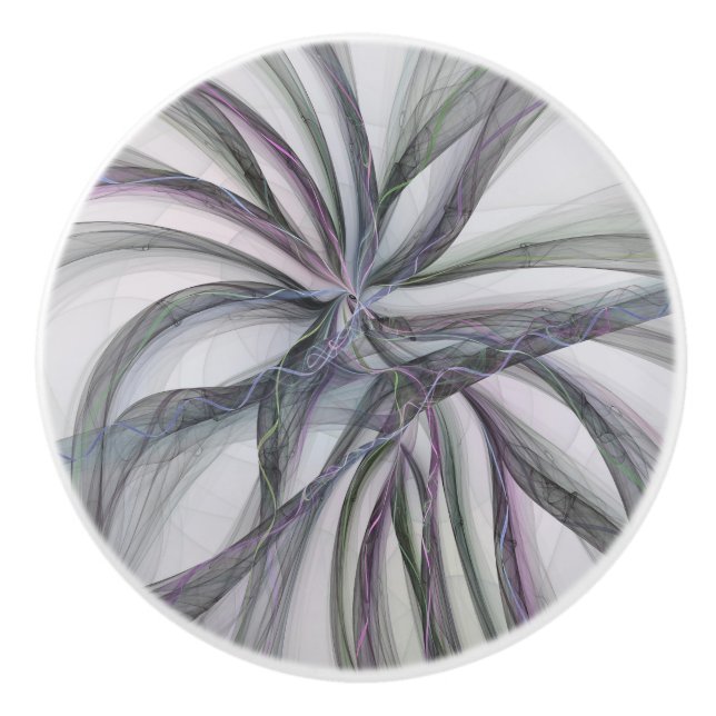 Pomo De Cerámica Movimientos de filigrí modernidad Resumen Traslado (Anverso)