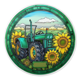 Pomo De Cerámica Muelles de los cajones del tractor de la granja