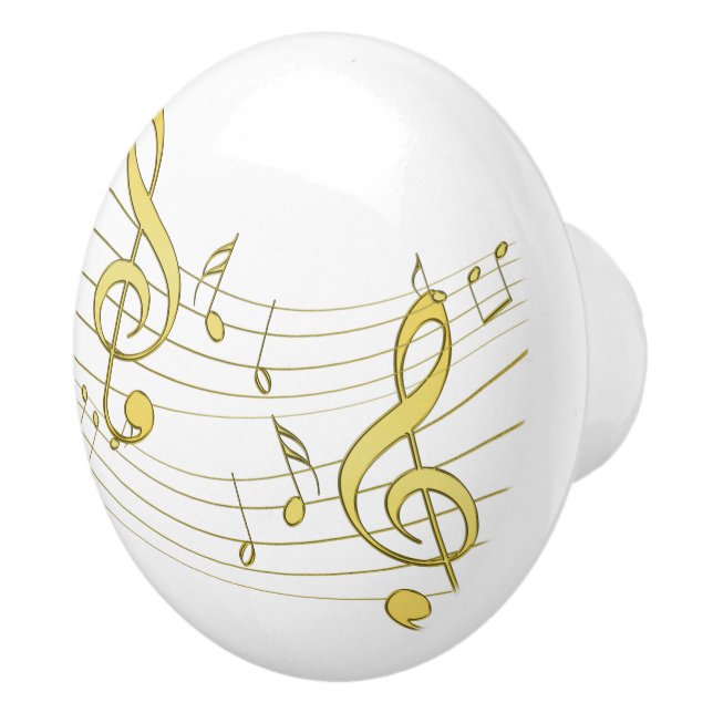 Pomo De Cerámica Música (Derecha)