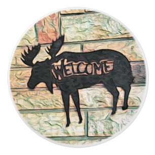 Pomo De Cerámica Mystic Moose