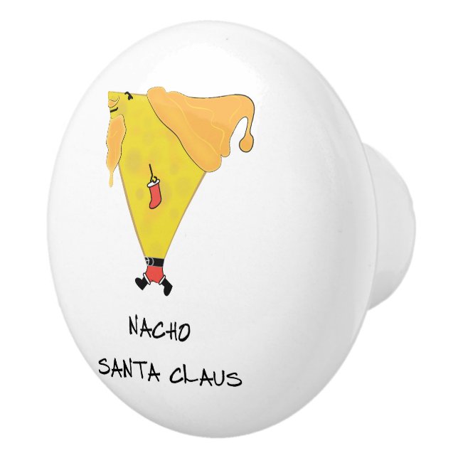 Pomo De Cerámica Nacho Santa Claus (Derecha)