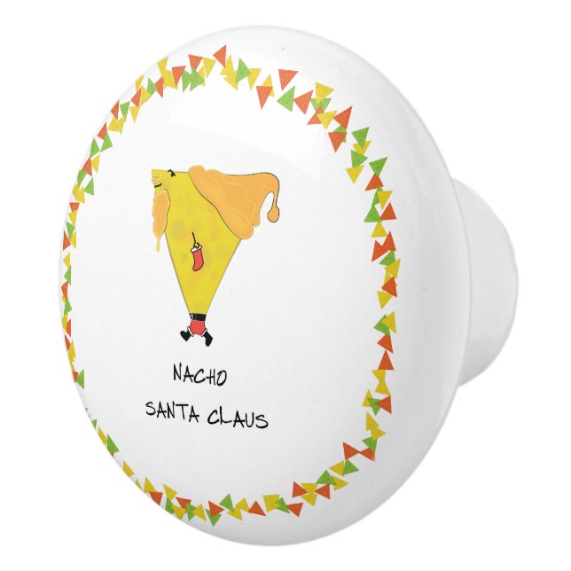 Pomo De Cerámica Nacho Santa con chile (Derecha)