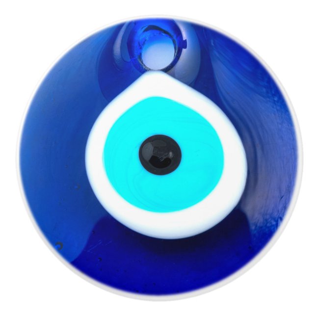 Pomo De Cerámica Nacimiento de vidrio turco  (Anverso)