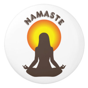 Pomo De Cerámica Namaste