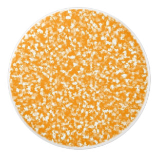 Pomo De Cerámica Naranja Muebles de cerámica Gabinete Knob