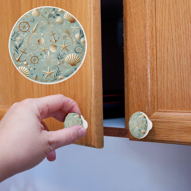 Pomo De Cerámica Náutico elegante (Subido por el creador)