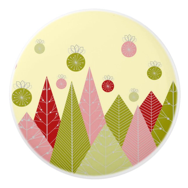 Pomo De Cerámica Navidades (Anverso)