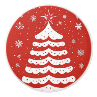 Pomo De Cerámica Navidades modernos