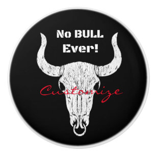 Pomo De Cerámica Ninguna Bull nunca Thunder_Cove