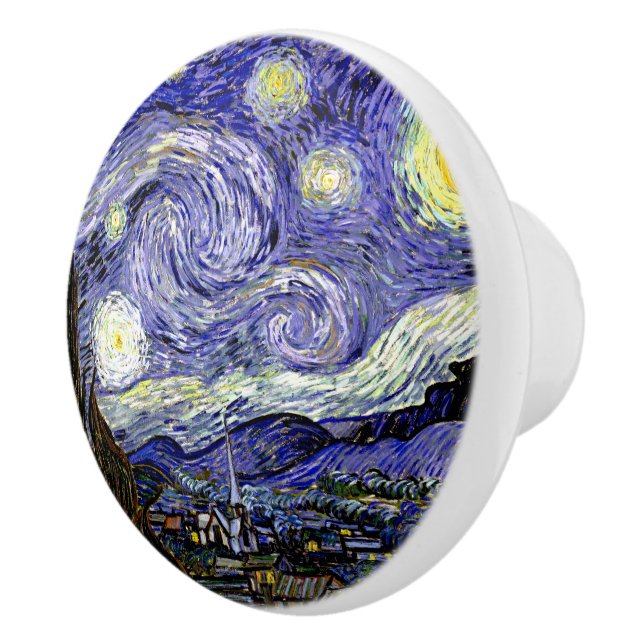 Pomo De Cerámica Noche estrellada de Van Gogh, 1889 (Derecha)