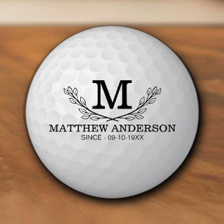 Pomo De Cerámica Nombre del patrón de bola de golf personalizado Mo