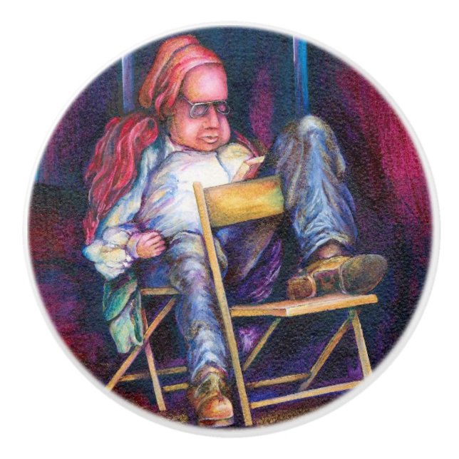 Pomo De Cerámica Norman prefiere empatar en su sueño (Anverso)