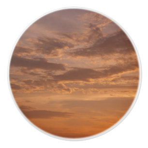 Pomo De Cerámica Nubes de sol II Pastel Naturaleza abstracta