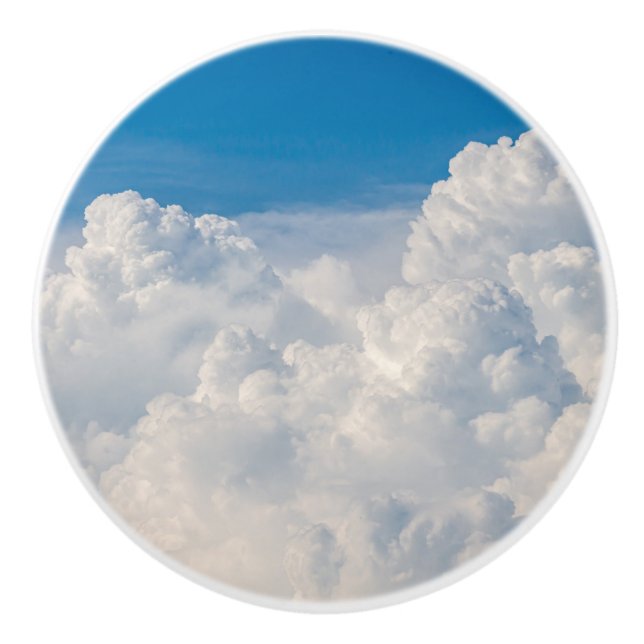 Pomo De Cerámica Nubes en el cielo (Anverso)