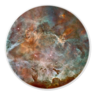 Pomo De Cerámica Nubes oscuras de la nebulosa Carina Hubble Espacio
