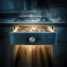 Oasis familiar de Lobo Serene en naturaleza ídílic