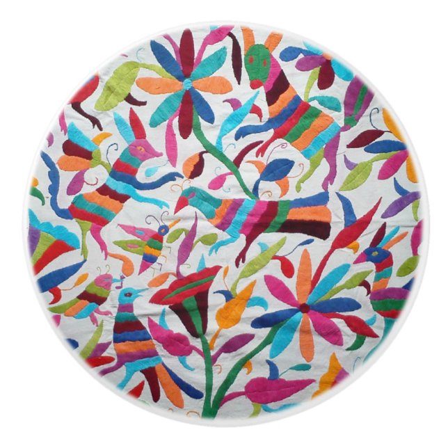 Pomo De Cerámica Oaxaca México Boho étnico maya hispano mexicano (Anverso)