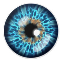 Oisbol azul y naranja iris