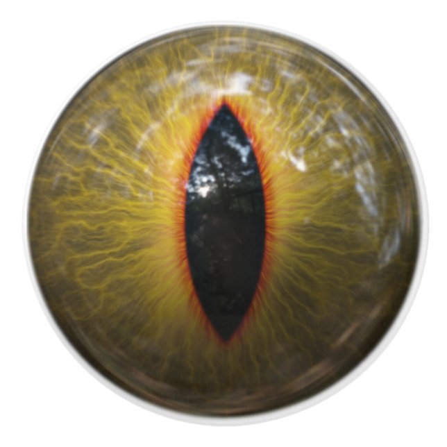 Pomo De Cerámica Ojo de gato (Anverso)