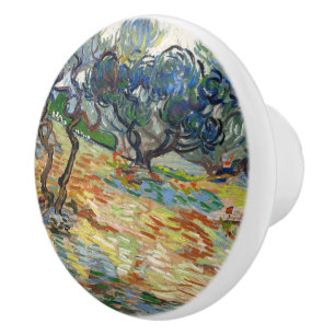 Pomo De Cerámica Olivos de Vincent Van Gogh
