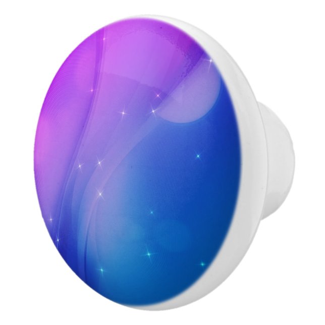 Pomo De Cerámica Onda de la fantasía (Derecha)