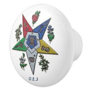 Pomo De Cerámica Orden De La Estrella Del Este