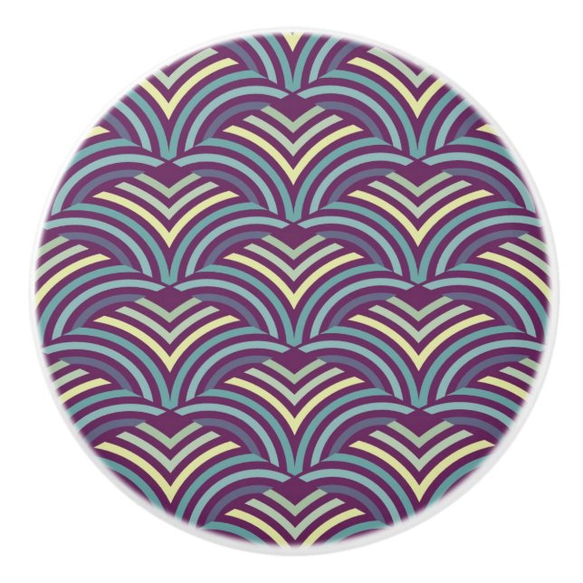 Pomo De Cerámica Origen étnico abstracto (Anverso)