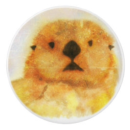 Pomo De Cerámica Otter