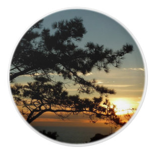Pomo De Cerámica Panorama de Torrey Pine Sunset