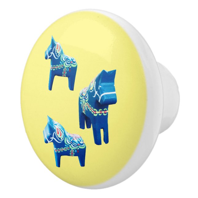 Pomo De Cerámica Pañuelo de cerámica de caballos sueco (Derecha)