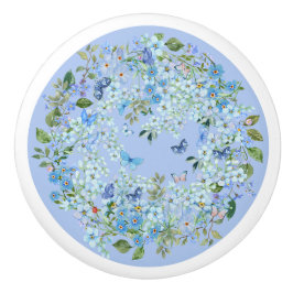 Pomo De Cerámica Pañuelo de cerámica floral