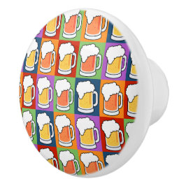 Pomo De Cerámica Pañuelos de arte pop de CERVEZA