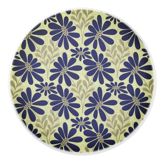 Pomo De Cerámica Pañuelos de cerámica floral (Anverso)