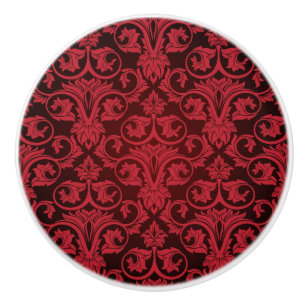 Pomo De Cerámica Papel pintado rojo 2