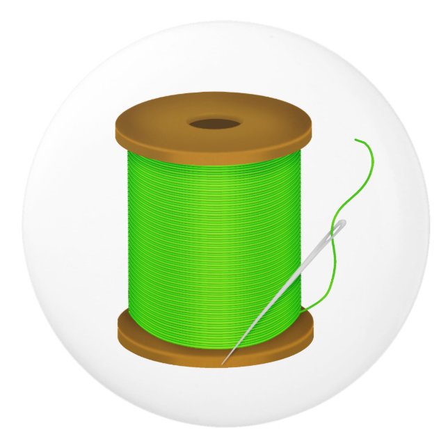 Pomo de cerámica para sala de costura - SRF (Anverso)