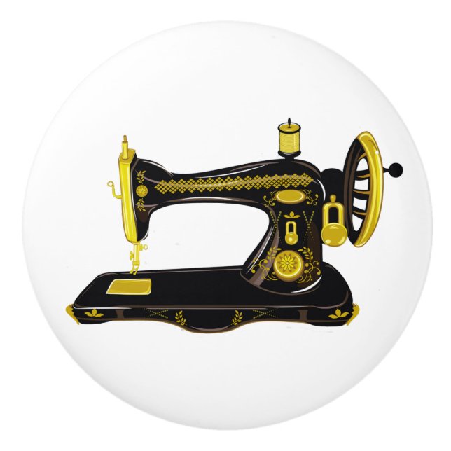 Pomo de cerámica para sala de costura - SRF (Anverso)