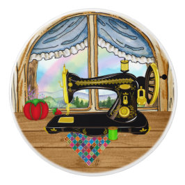 Pomo de cerámica para sala de costura - SRF