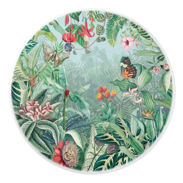 Pomo De Cerámica Paraíso tropical (Anverso)