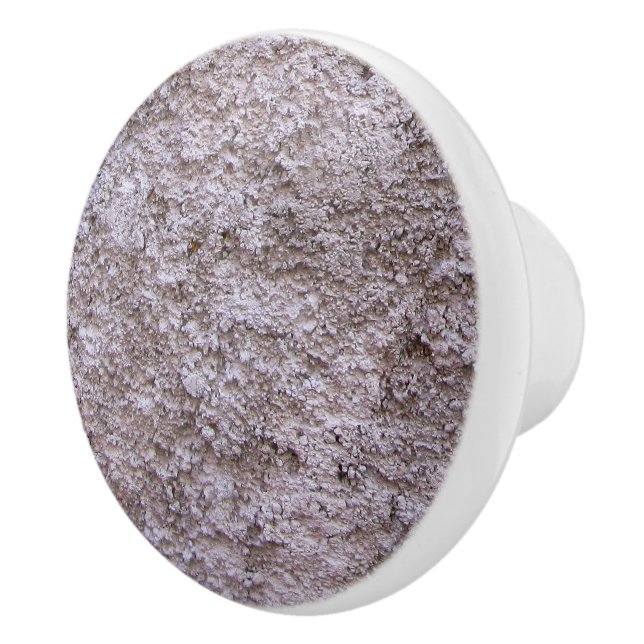 Pomo De Cerámica Pared gris cruda áspera de la construcción de (Derecha)