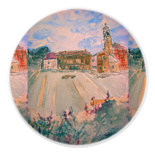 Pomo De Cerámica parma italy (Anverso)