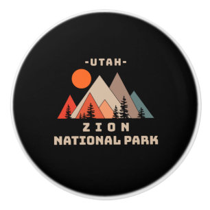Pomo De Cerámica Parque nacional de Zion