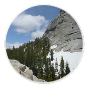 Pomo De Cerámica Parque nacional Yosemite de nevadas de granito II